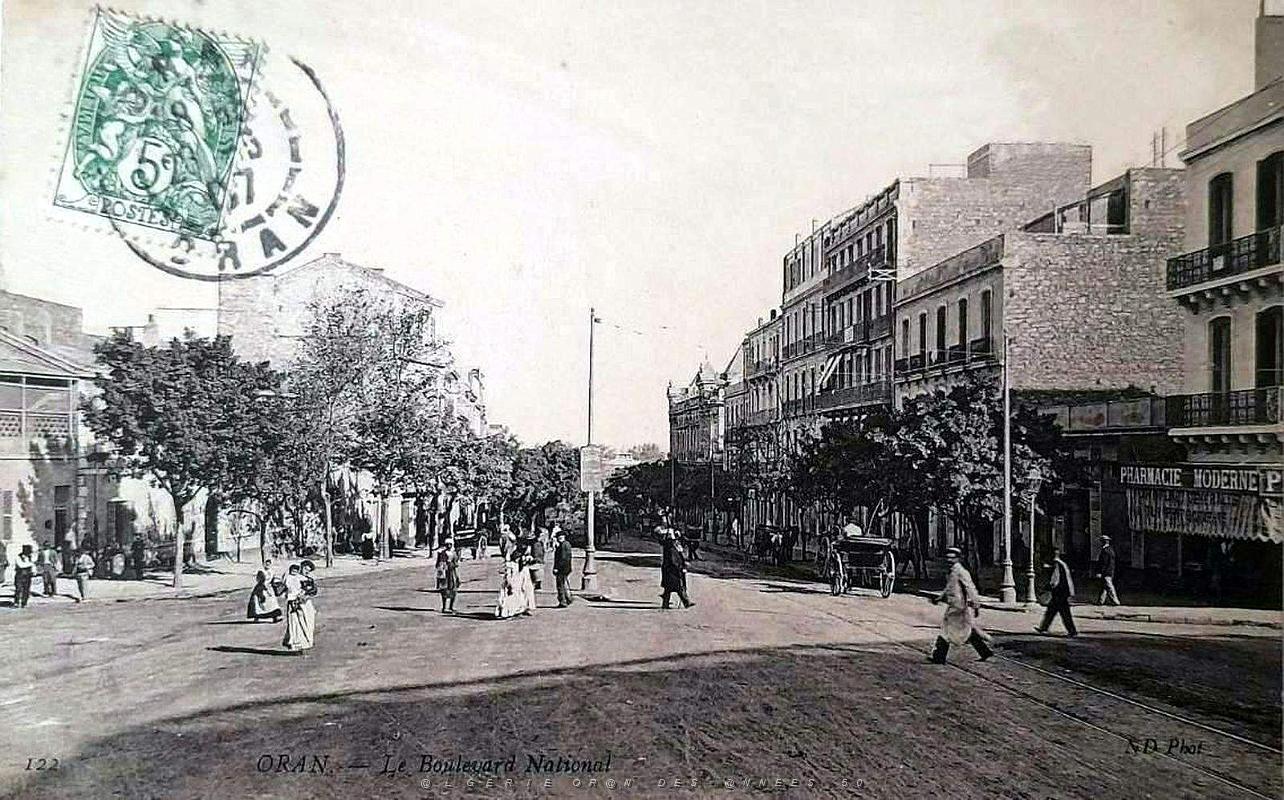 1883- Oran - Boulevard National - 1907.jpg